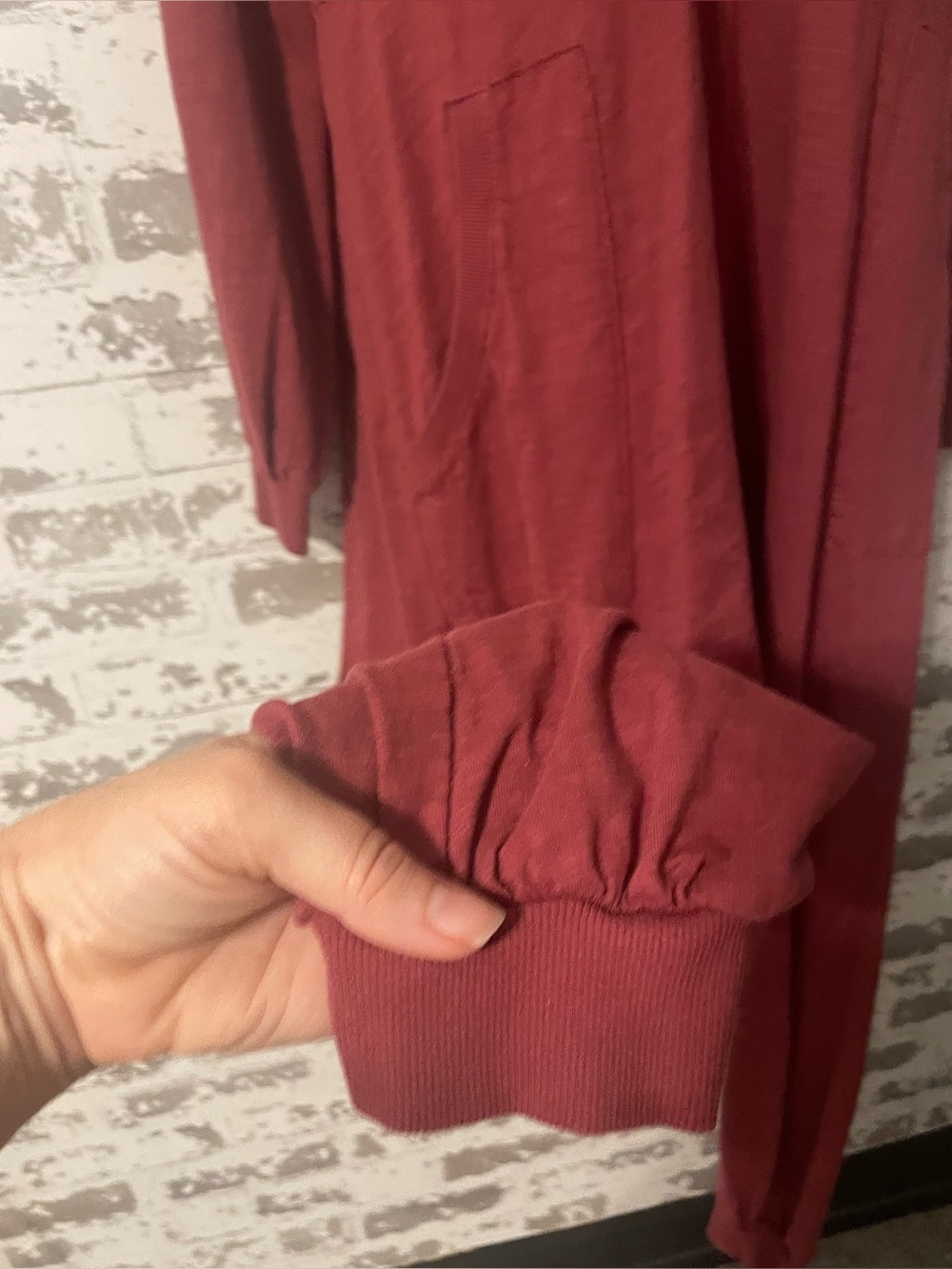 Intimately Free People Oversized Lounge Jumpsuit One Piece Romper Rust Rose XS - Picture 6 of 8